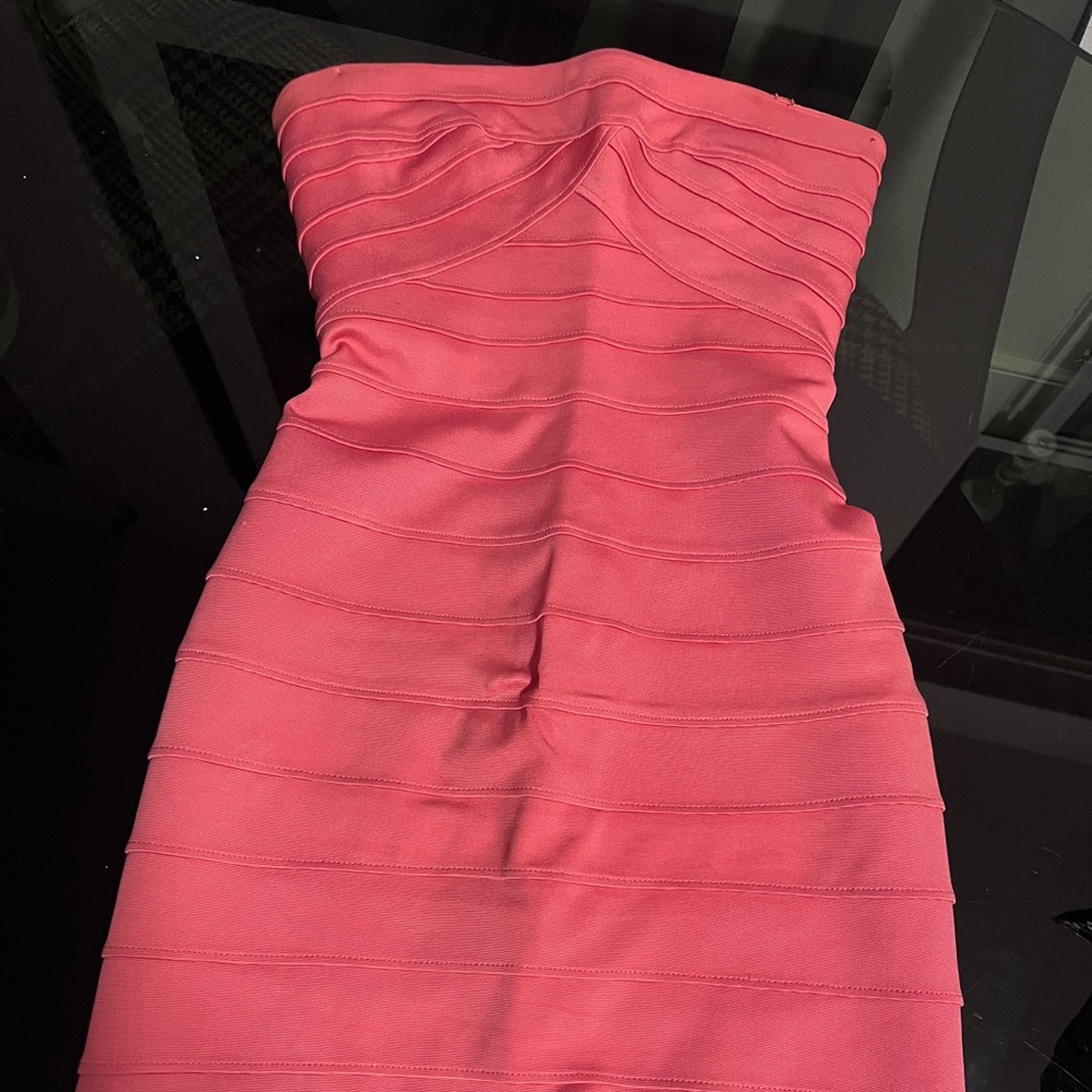 BCBG structured band aid mini dress